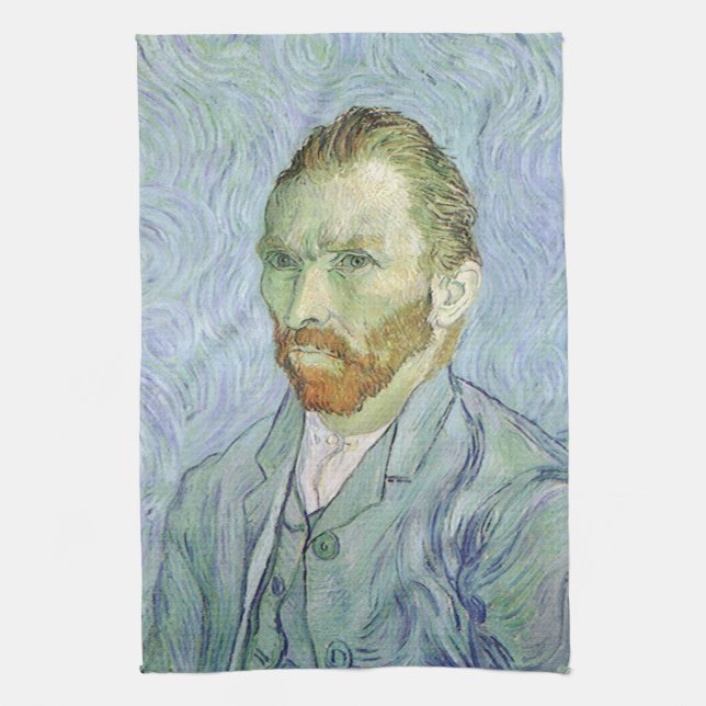 Vincent van Gogh - Van Gogh Self Portrait in Blue Tea Towel (Vertical)