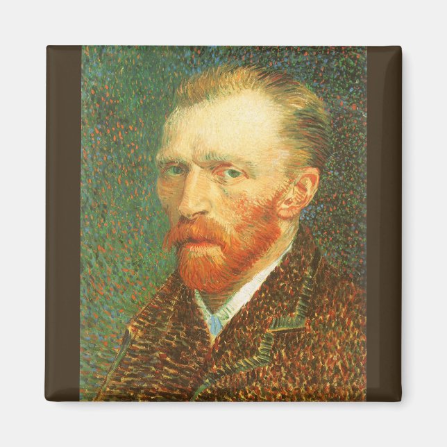 Vincent van Gogh - Van Gogh Self Portrait Magnet (Front)