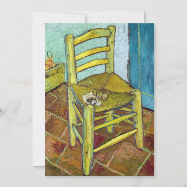 Vincent van Gogh - Van Gogh's Chair Invitation (Front)