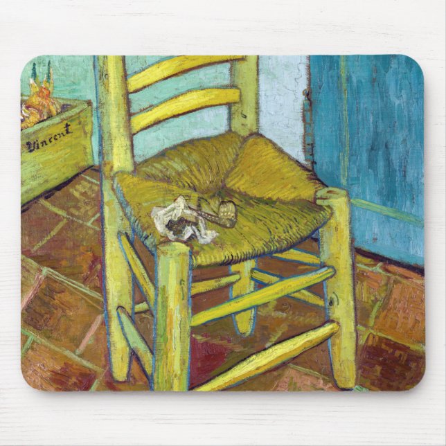 Vincent van Gogh - Van Gogh's Chair Mouse Pad (Front)