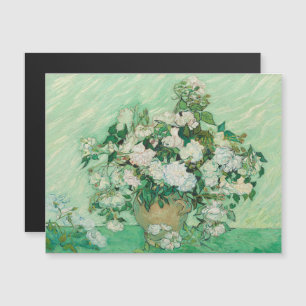 Vincent Van Gogh, Vase of Roses, Roses In The Vase Magnetic Invitation