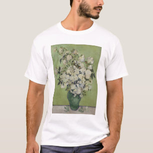 Vincent Van Gogh, Vase of Roses, Roses In The Vase T-Shirt