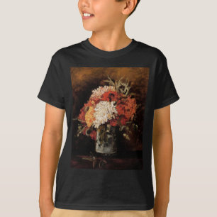 Vincent Van Gogh - Vase With Carnations - Fine Art T-Shirt
