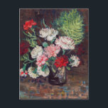 Vincent van Gogh Vase with Carnations Postcard<br><div class="desc">Vincent van Gogh Vase with Carnations Painting Postcard</div>