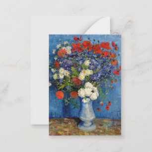 Vincent van Gogh - Vase with Cornflowers & Poppies Card