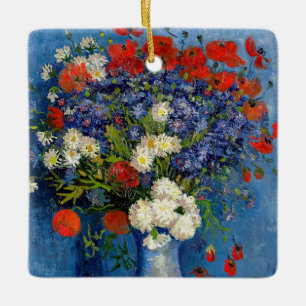 Vincent van Gogh - Vase with Cornflowers & Poppies Ceramic Ornament