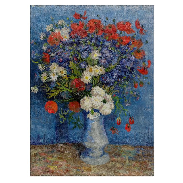 Vincent van Gogh - Vase with Cornflowers & Poppies Cutting Board (Creator Uploaded)