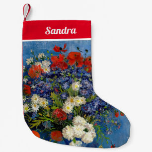 Vincent van Gogh - Vase with Cornflowers & Poppies Small Christmas Stocking