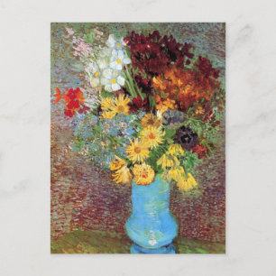 Vincent Van Gogh - Vase With Daisies And Anemones Postcard