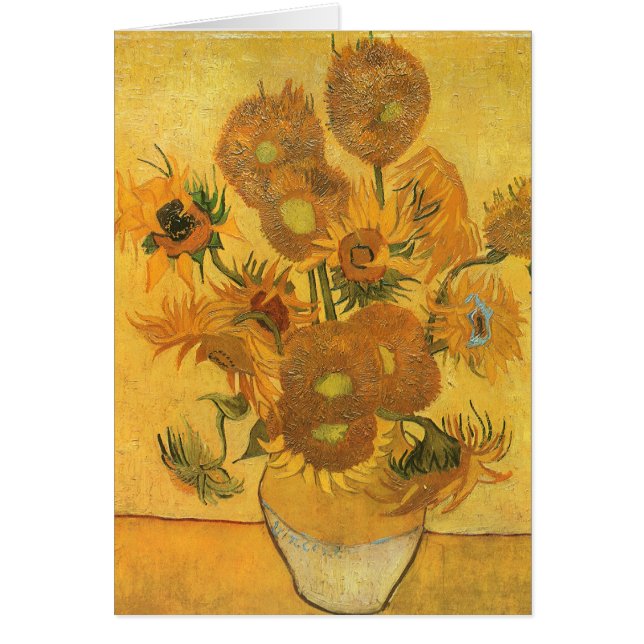 Vincent van Gogh - Vase with Fifteen Sunflowers (Front)