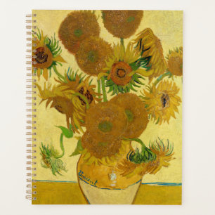 Vincent van Gogh - Vase with Fifteen Sunflowers Planner