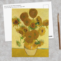 Vincent van Gogh - Vase with Fifteen Sunflowers