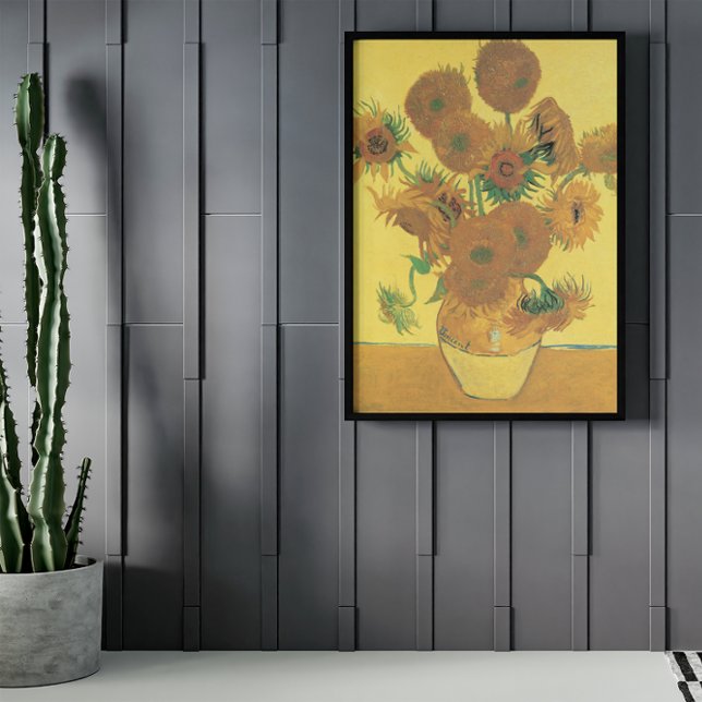 Vincent van Gogh - Vase with Fifteen Sunflowers Poster (Creator Uploaded)