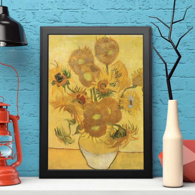 Vincent van Gogh - Vase with Fifteen Sunflowers Poster (Creator Uploaded)