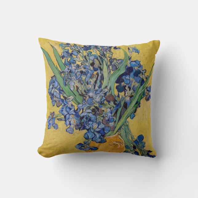 Vincent van Gogh - Vase with Irises Cushion (Front)