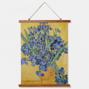 Vincent van Gogh - Vase with Irises Hanging Tapestry