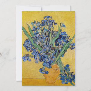 Vincent van Gogh - Vase with Irises Invitation
