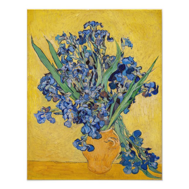 Vincent van Gogh - Vase with Irises Photo Print (Front)