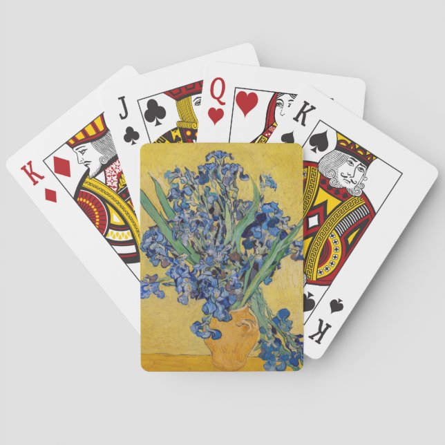 Vincent van Gogh - Vase with Irises Playing Cards (Back)