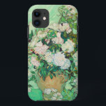 Vincent Van Gogh Vase with Pink Roses Fine Art Case-Mate iPhone Case<br><div class="desc">Vincent Van Gogh Vase with Pink Roses Fine Art Phone Case</div>