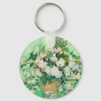 Vincent Van Gogh Vase with Pink Roses Fine Art