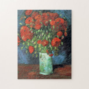Vincent Van Gogh - Vase with Red Poppies Jigsaw Puzzle