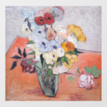 Vincent van Gogh - Vase with Roses & Anemones<br><div class="desc">Still Life / Japanese Vase with Roses and Anemones - Vincent van Gogh,  1890</div>