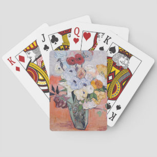 Vincent van Gogh - Vase with Roses & Anemones Playing Cards