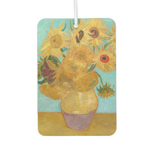 Vincent Van Gogh - Vase with Twelve Sunflowers Car Air Freshener