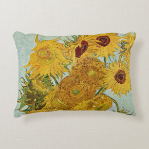 Vincent Van Gogh - Vase with Twelve Sunflowers Decorative Cushion
