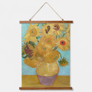 Vincent Van Gogh - Vase with Twelve Sunflowers Hanging Tapestry