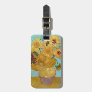 Vincent Van Gogh - Vase with Twelve Sunflowers Luggage Tag