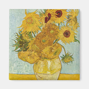 Vincent Van Gogh - Vase with Twelve Sunflowers Magnet