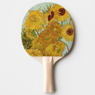 Vincent Van Gogh - Vase with Twelve Sunflowers Ping Pong Paddle