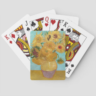 Vincent Van Gogh - Vase with Twelve Sunflowers Playing Cards