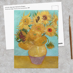 Vincent Van Gogh - Vase with Twelve Sunflowers Postcard