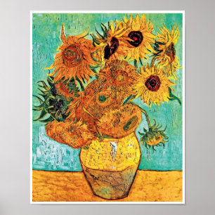 Vincent Van Gogh - Vase With Twelve Sunflowers Poster