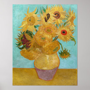 Vincent Van Gogh - Vase with Twelve Sunflowers Poster