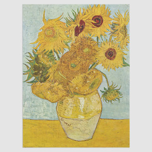 Vincent Van Gogh - Vase with Twelve Sunflowers Tissue Paper
