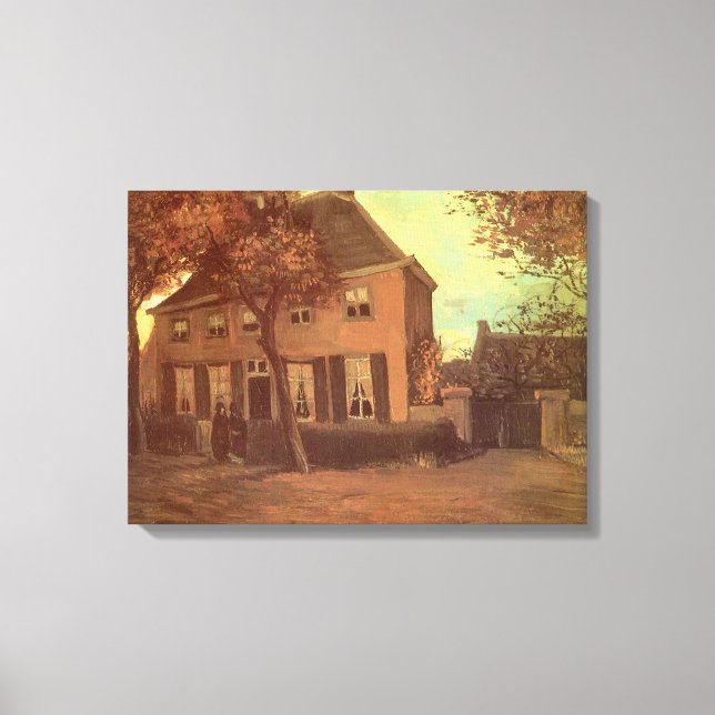 Vincent van Gogh - Vicarage at Nuenen Canvas Print (Front)