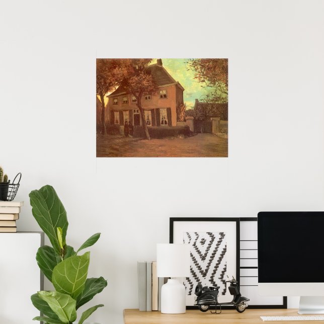 Vincent van Gogh - Vicarage at Nuenen Poster (Home Office)