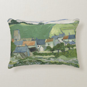Vincent van Gogh - View of Auvers Decorative Cushion