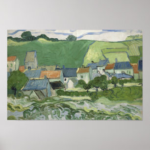 Vincent van Gogh - View of Auvers Poster