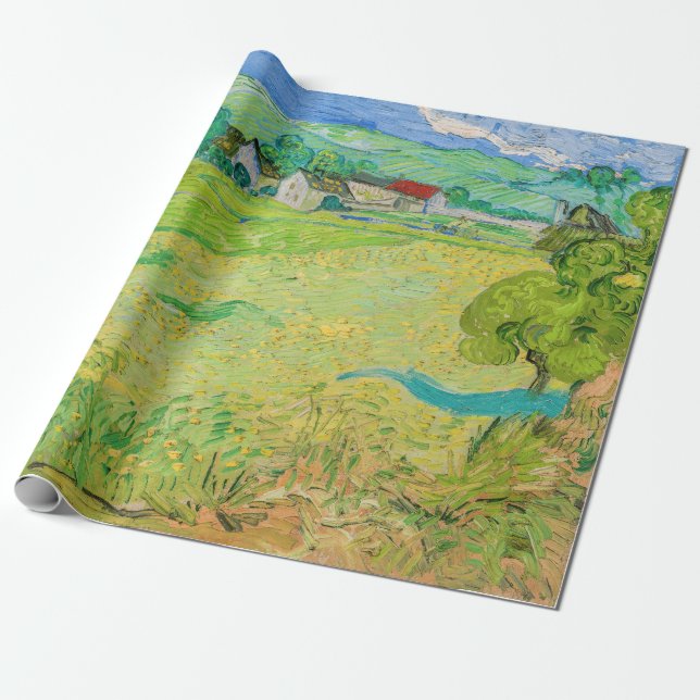 Vincent van Gogh - View of Vessenots near Auvers Wrapping Paper (Unrolled)