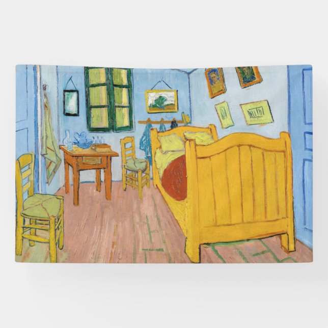 Vincent Van Gogh - Vincent's Bedroom in Arles Banner (Horizontal)