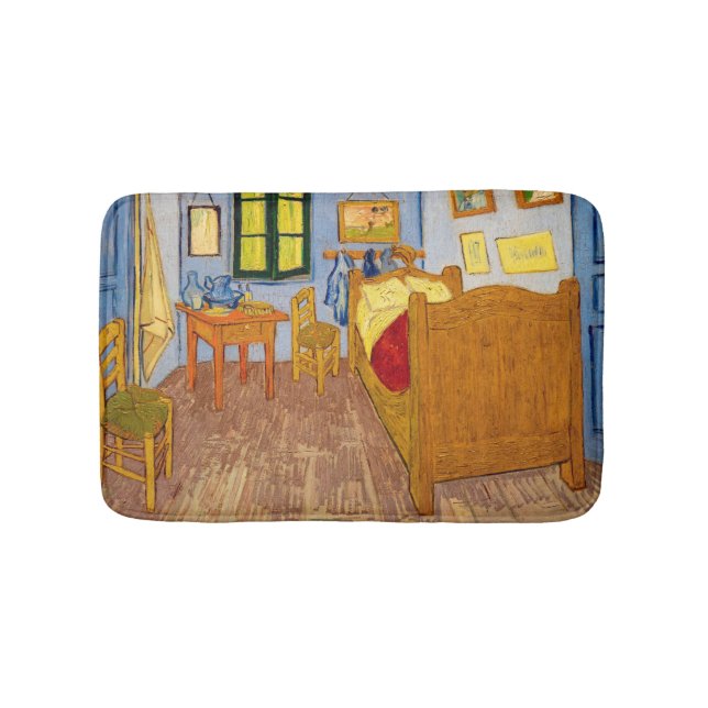 Vincent van Gogh - Vincent's Bedroom in Arles Bath Mat (Front)