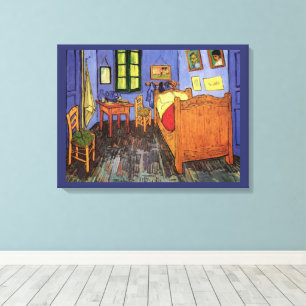 Vincent van Gogh - Vincent's Bedroom in Arles Canvas Print