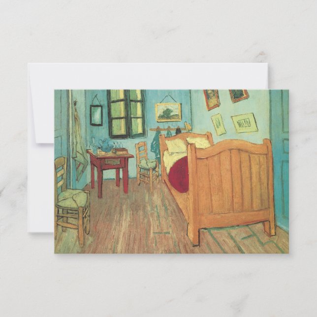 Vincent van Gogh - Vincent's Bedroom in Arles Invitation (Front)