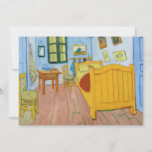 Vincent Van Gogh - Vincent's Bedroom in Arles Invitation