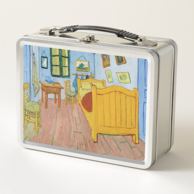 Vincent Van Gogh - Vincent's Bedroom in Arles Metal Lunch Box (Front)